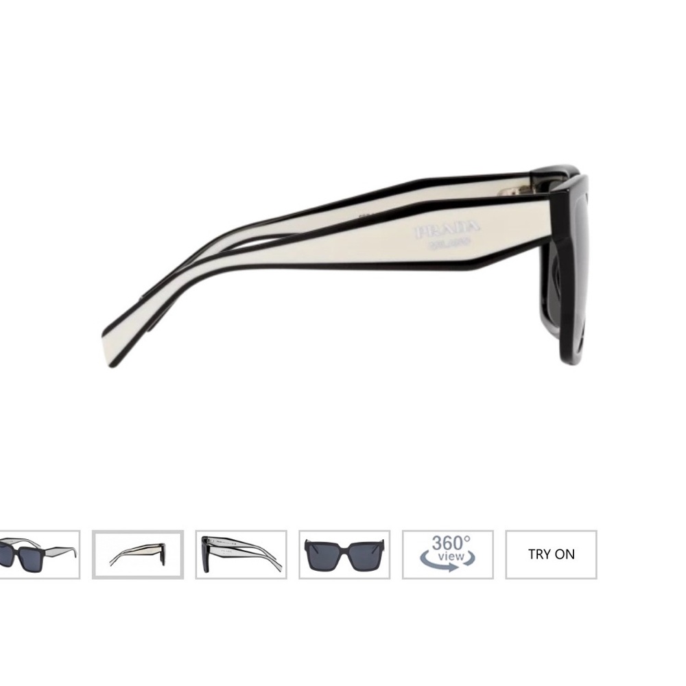 Prada Black and Gray Sunglasses - Picture 2 of 4